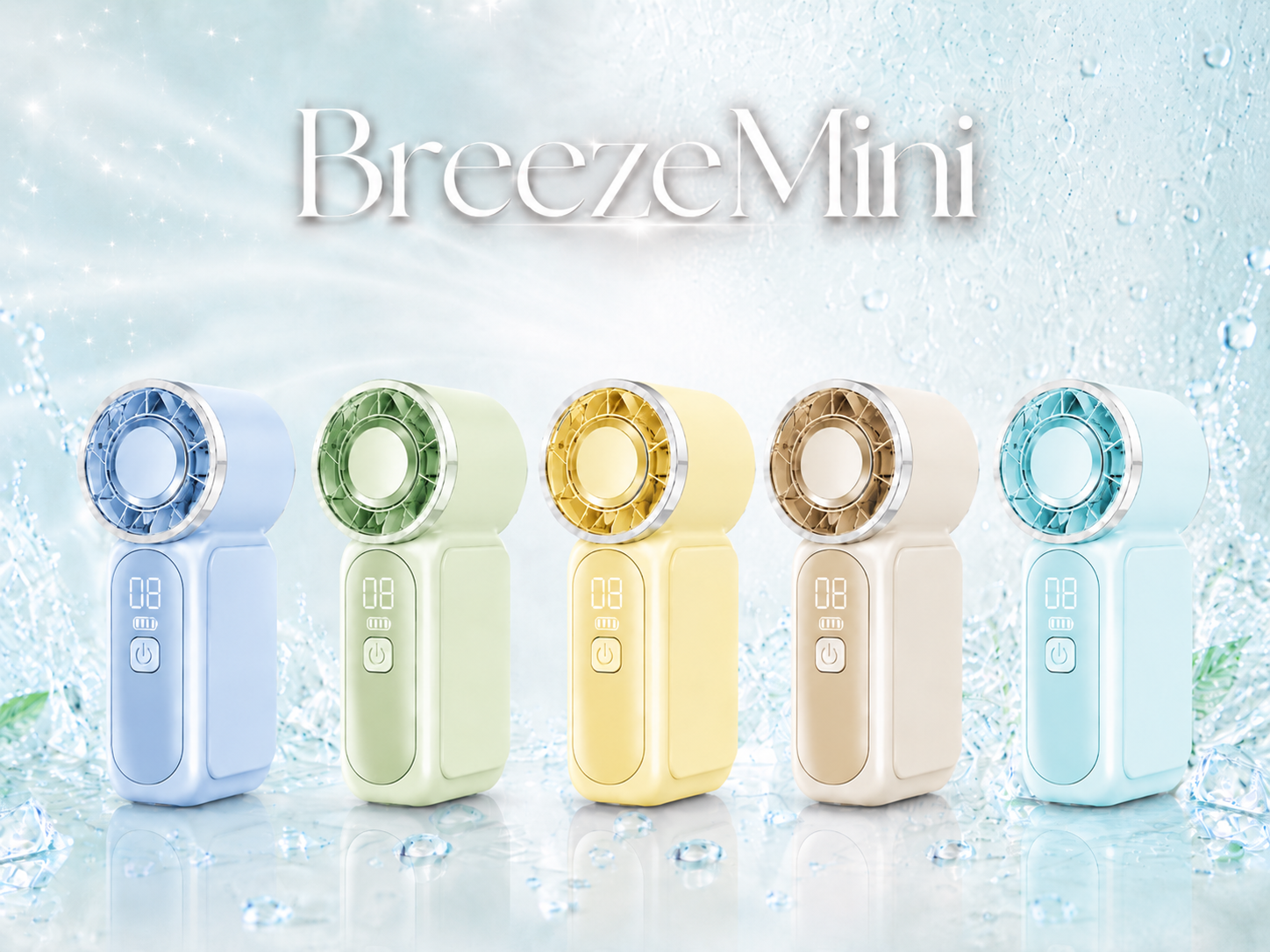 ❄️ BreezeMini™ — Ventilateur de Poche Rechargeable