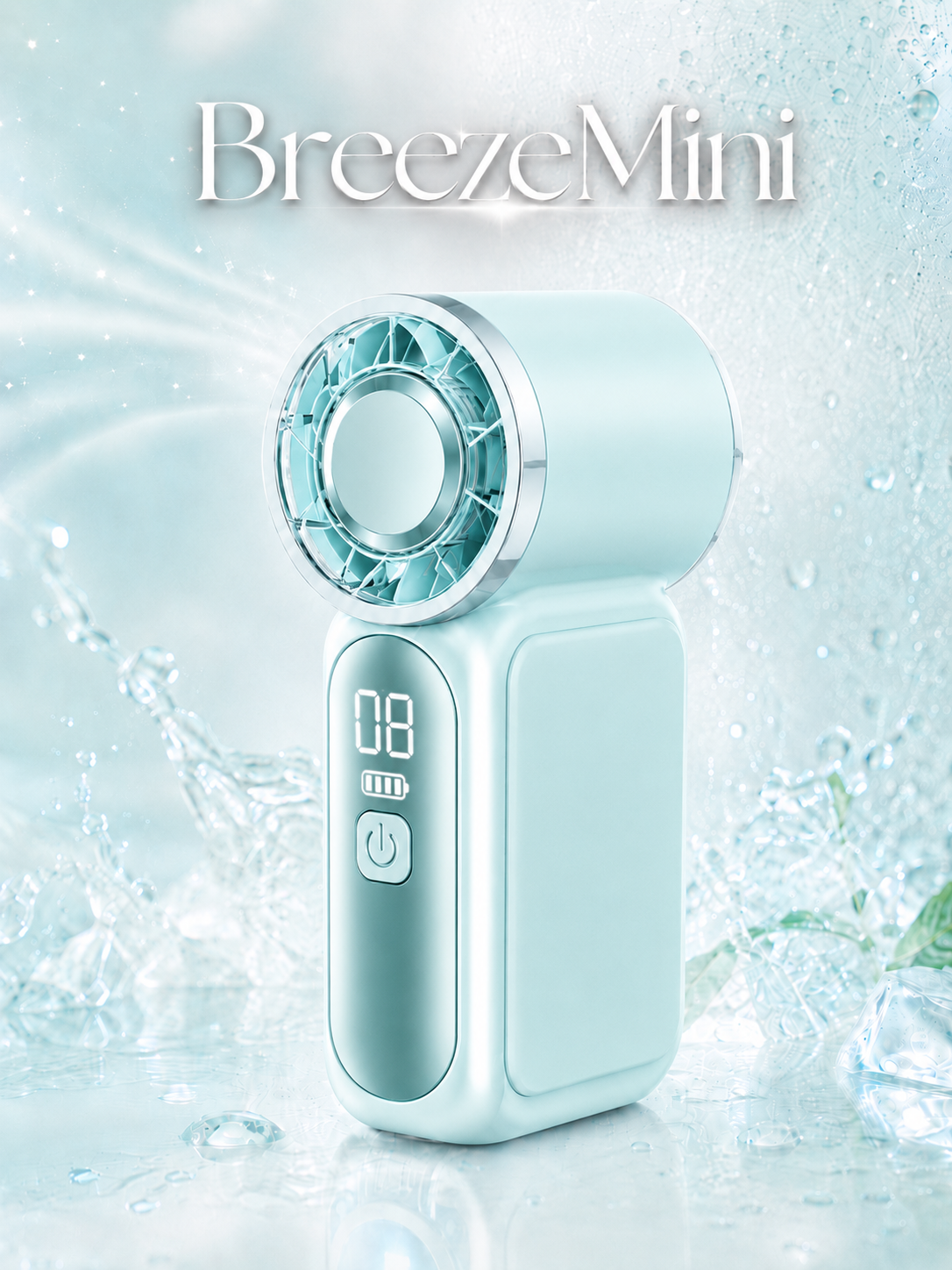 ❄️ BreezeMini™ — Ventilateur de Poche Rechargeable
